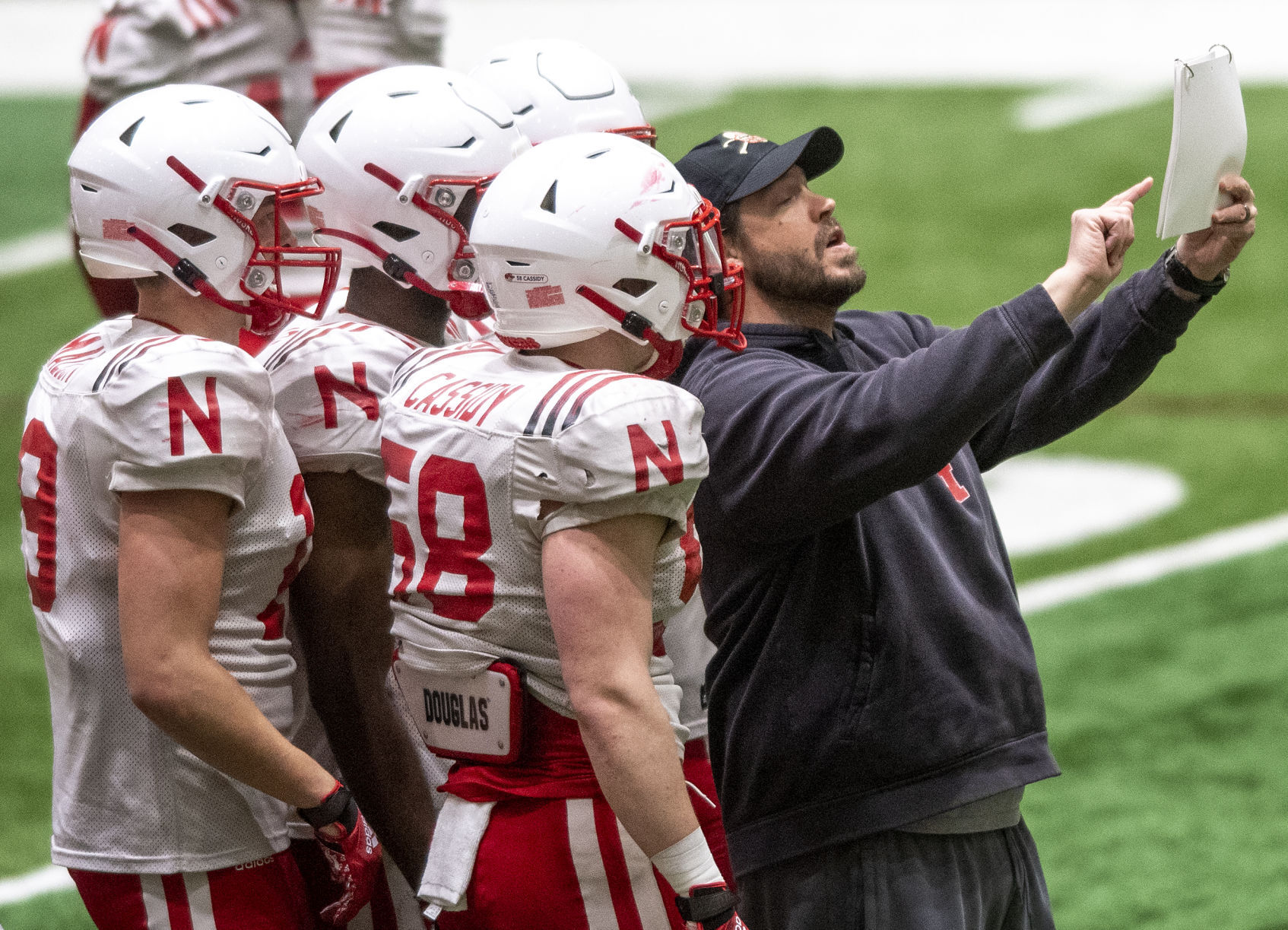 Nebraska football practice, 4.7